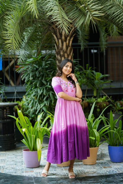 Dhaaga - Purple Ombre Dress