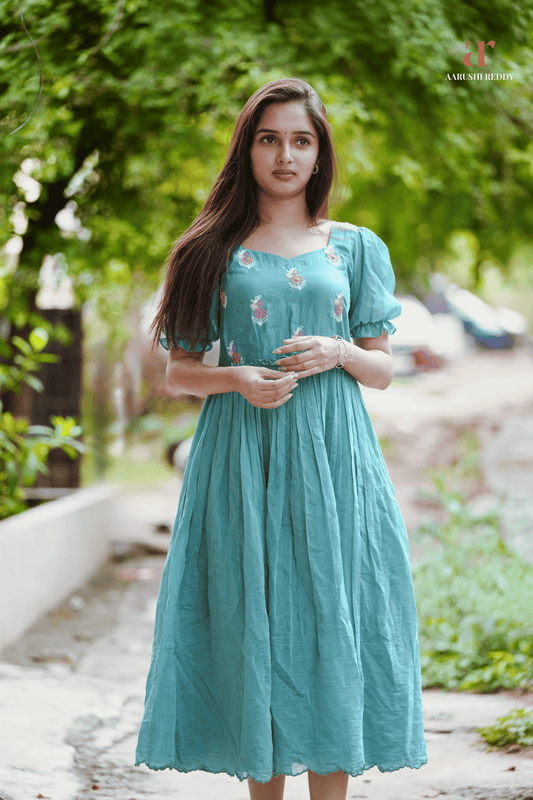 Dhaaga - Green Dress