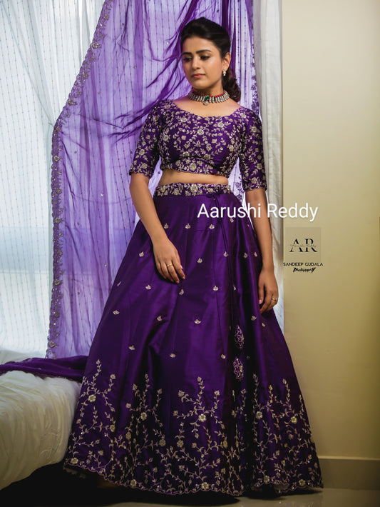 Purple Lehanga - Bridal