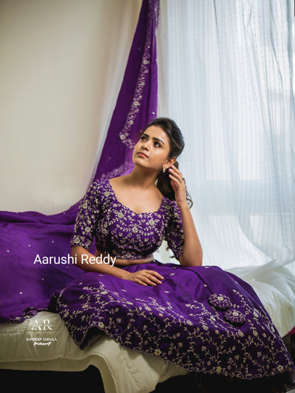 Purple Lehanga - Bridal