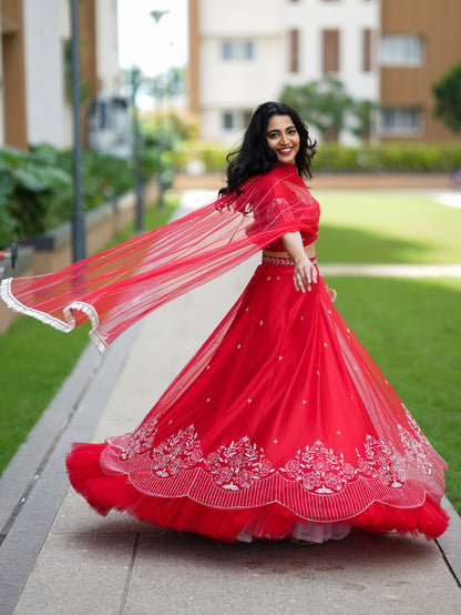 Red Lehanga Bridal